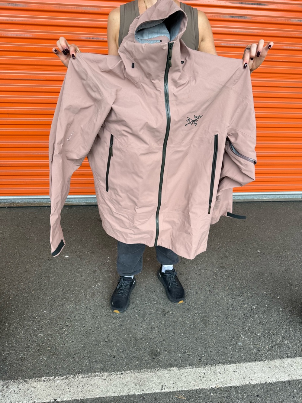 Arc'teryx Men's Waterproof Shell Jacket - Dusty Rose